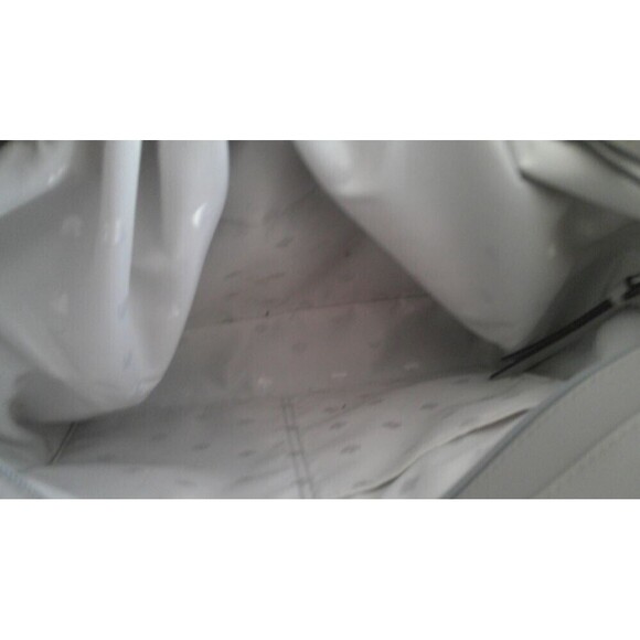 KATE SPADE Kerri Medium Zip Tote Taupe  Smooth Leather Glitter  Charm - Picture 6 of 13